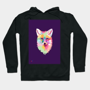 Wolf Pop Art Wpap Hoodie